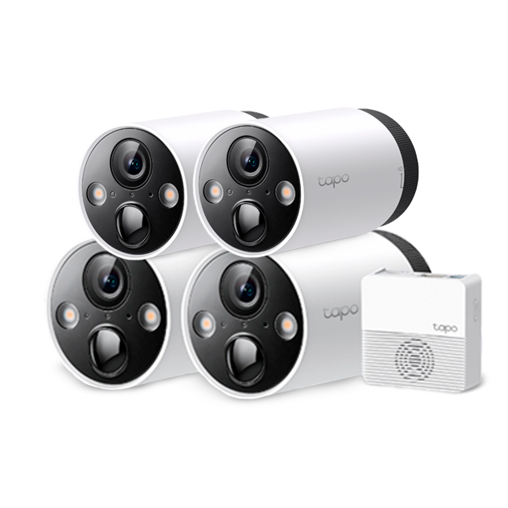 Kit 4 Cámara Seguridad Exterior Tp-link Tapo C420s2 Bateria (+IVA)