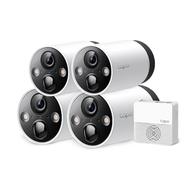 Kit 4 Cámara Seguridad Exterior Tp-link Tapo C420s2 Bateria (+IVA)
