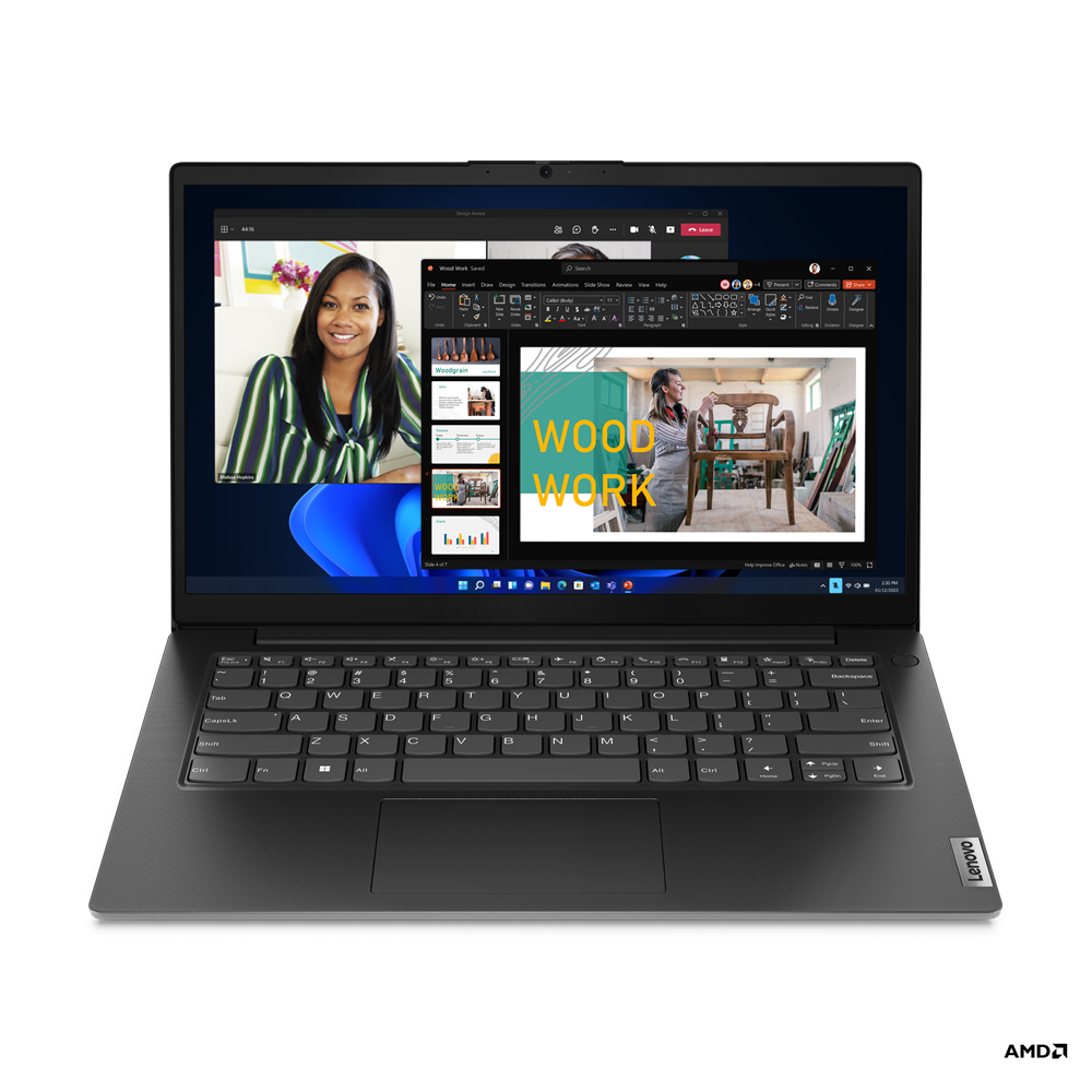 Laptop Lenovo V14 G4 AMD RYZEN 5 7520U 8GB LPDDR5 256GB SSD  Pantalla 14″ FHD (+IVA)