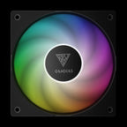 Fan Cooler Kit 3 En 1 GAMDIAS NOTUS M1-1203 Negro