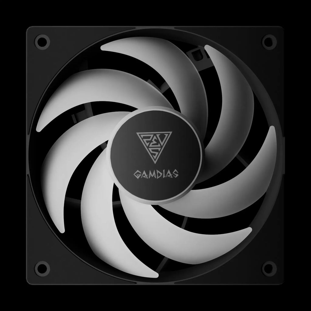Fan Cooler Kit 3 En 1 GAMDIAS NOTUS M1-1203 Negro