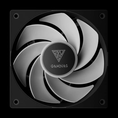 Fan Cooler Kit 3 En 1 GAMDIAS NOTUS M1-1203 Negro