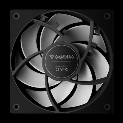 Fan Cooler Kit 3 En 1 GAMDIAS NOTUS M1-1203 Negro