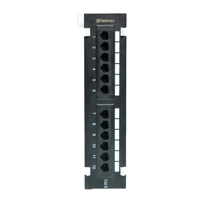 Patch Panel 12 Puertos Cat6 de pared Netlinks Gta 3 Meses (+IVA)