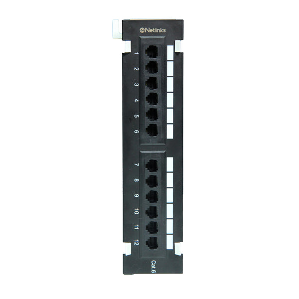 Patch Panel 12 Puertos Cat6 de pared Netlinks Gta 3 Meses (+IVA)