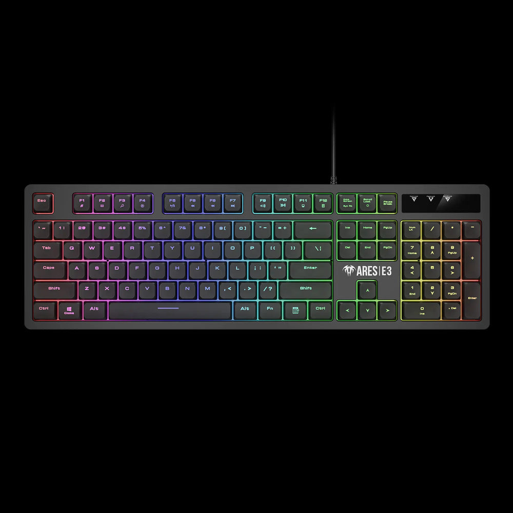 Combo 3 en 1 Teclado Mouse y Audífonos Poseidon E2 3600 DPI