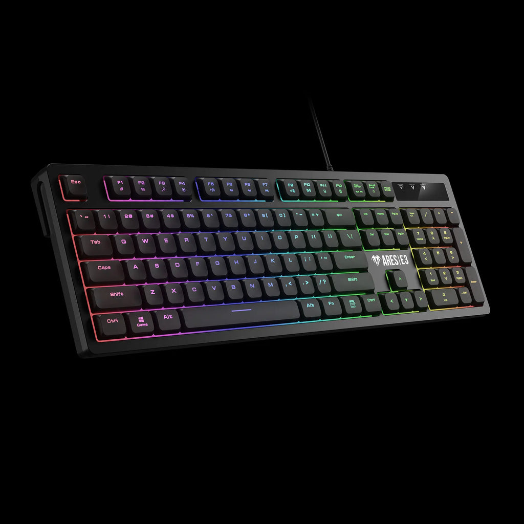 Combo 3 en 1 Teclado Mouse y Audífonos Poseidon E2 3600 DPI