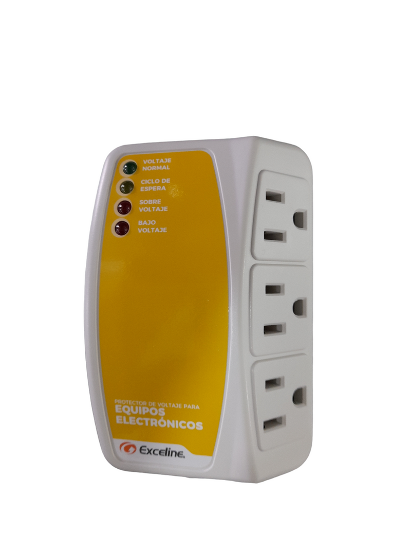 Protector De Voltaje Exceline Para Equipos Electrónicos 120v