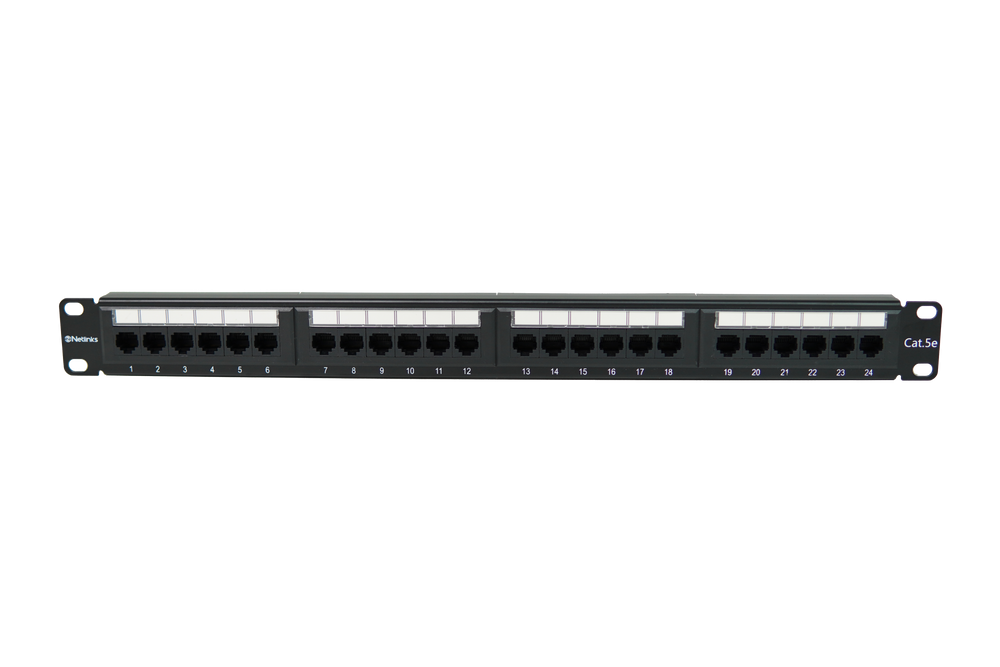 Patch Panel 24 Puertos Cat5e Rackeable Netlinks (+IVA)