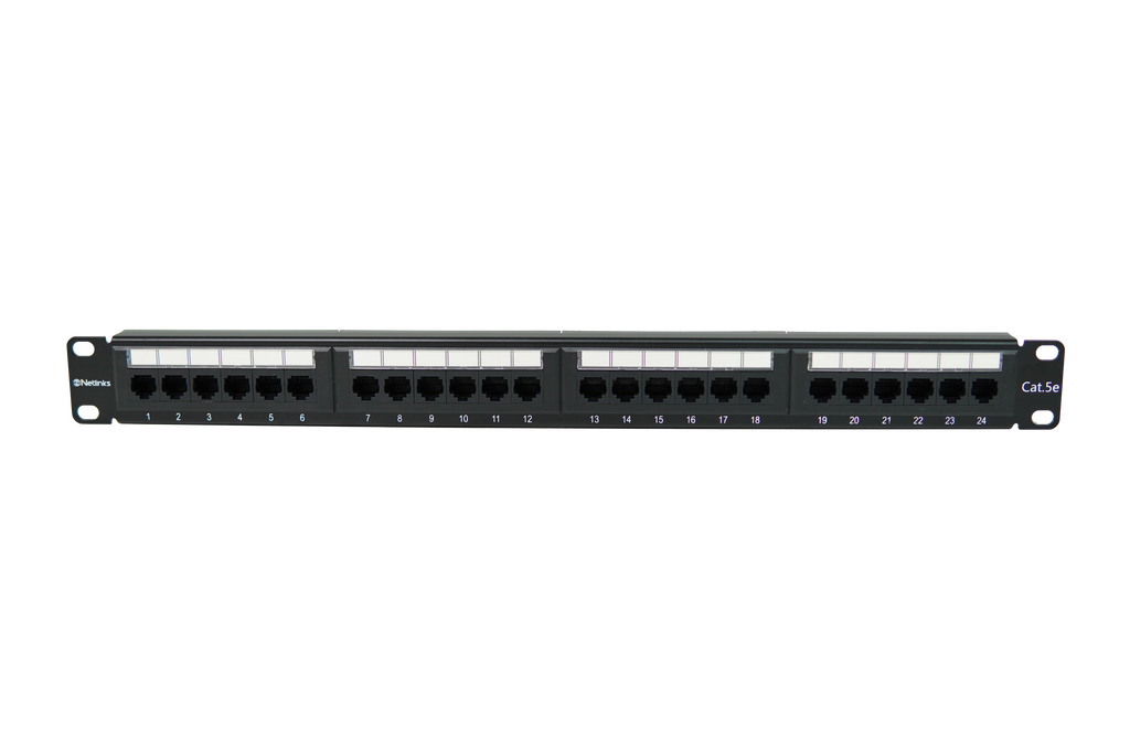 Patch Panel 24 Puertos Cat5e Rackeable Netlinks (+IVA)