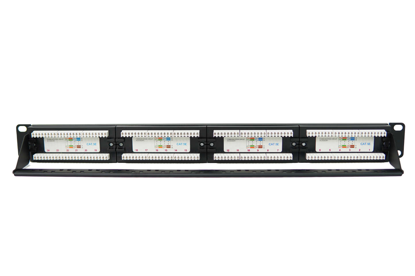 Patch Panel 24 Puertos Cat5e Rackeable Netlinks (+IVA)