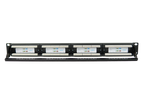 Patch Panel 24 Puertos Cat6 Rackeable Netlinks con soporte para cables (+IVA)