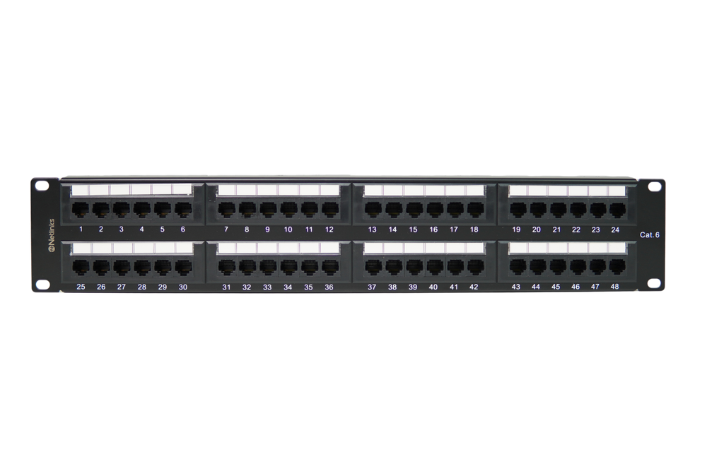 Patch Panel 48 Puertos Cat6 Rackeable Netlinks (+IVA)