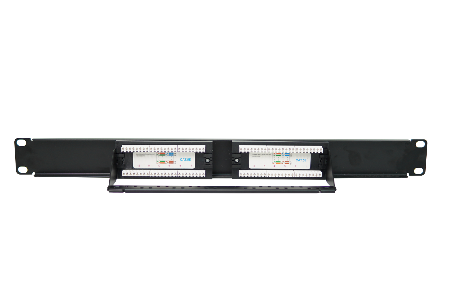 Patch Panel 12 Puertos Cat 5e Rackeable Netlinks (+IVA)