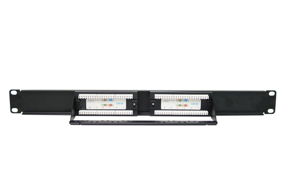 Patch Panel 12 Puertos Cat 5e Rackeable Netlinks (+IVA)