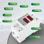 Protector De Voltaje Ajustable Digital 110v/60ah Sptline (+IVA)