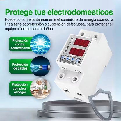 Protector De Voltaje Ajustable Digital 110v/60ah Sptline (+IVA)