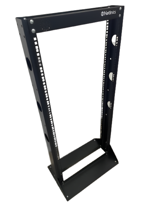 Rack Abierto De Piso 22u Netlinks Color Negro
