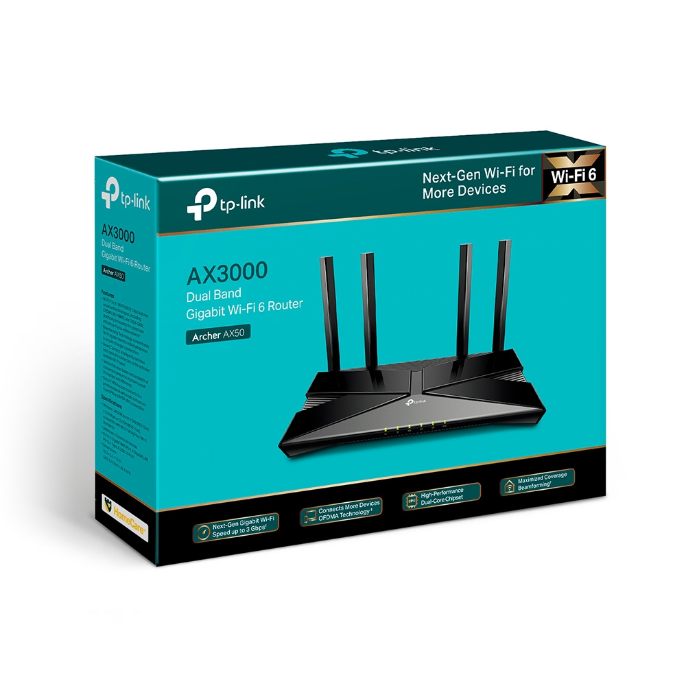 Router Tplink Archer Ax3000 Ax50 Wifi 6 Dual Banda Gigabit (+IVA)