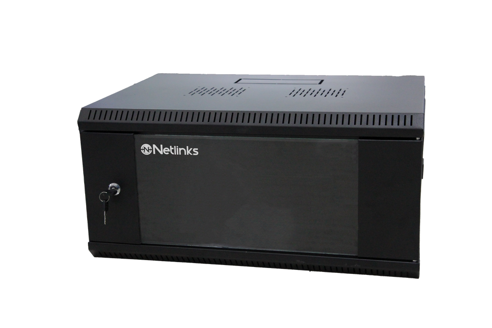 Gabinete 4u Rack De Pared Con Puerta Y Llave Netlinks (+IVA)