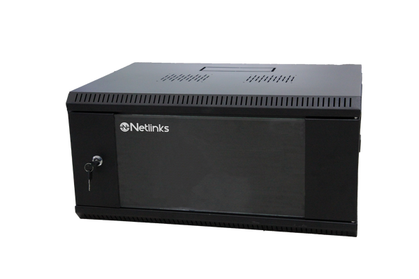 Gabinete 4u Rack De Pared Con Puerta Y Llave Netlinks (+IVA)
