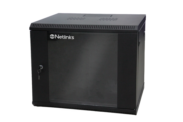 Gabinete 9u Rack De Pared Con Puerta Y Llave Netlinks (+IVA)