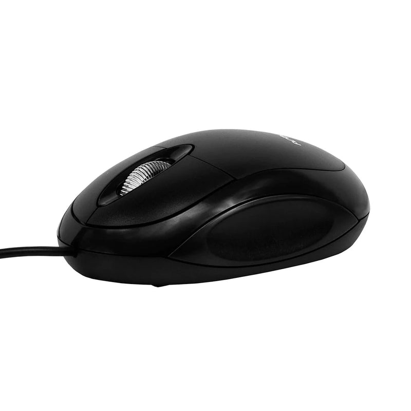 Mouse Usb Con Cable Clásico Ms02 Argom Tech Negro