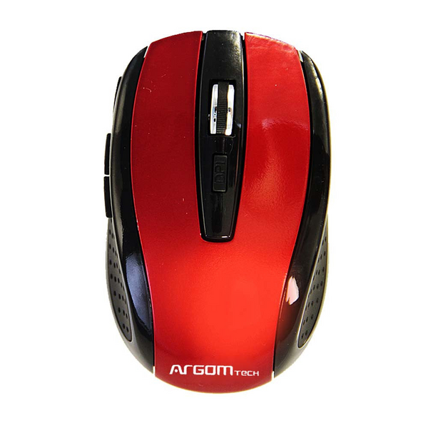 Mouse Óptico Inalámbrico 2.4ghz Usb Ms32 Argom Tech Rojo (+IVA)