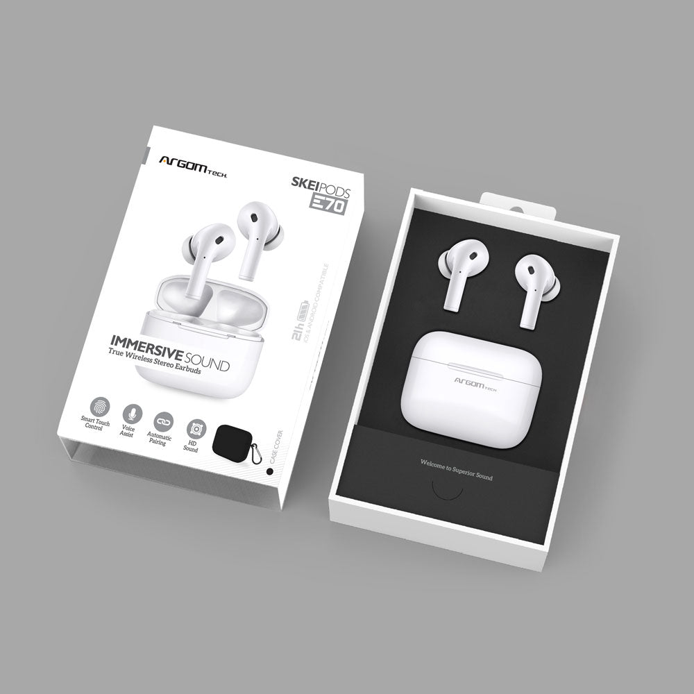 Audífonos Inalámbrico Bluetooth Argom Tech Skeipods E70