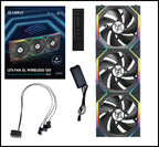 Fan Cooler Kit 3 En 1 LIAN LI UNI FAN SL (Con Pantalla LCD 120x3) ARGB Negro