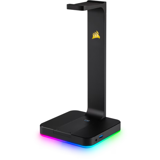 SOPORTE CORSAIR PARA AUDIFONO ST100 3.5MM RGB USB 3.1 NEGRO