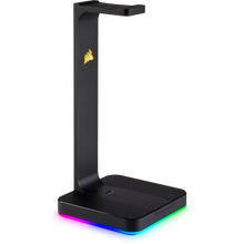 Soporte CORSAIR para audífonos ST100 3.5MM RGB USB 3.1 NEGRO