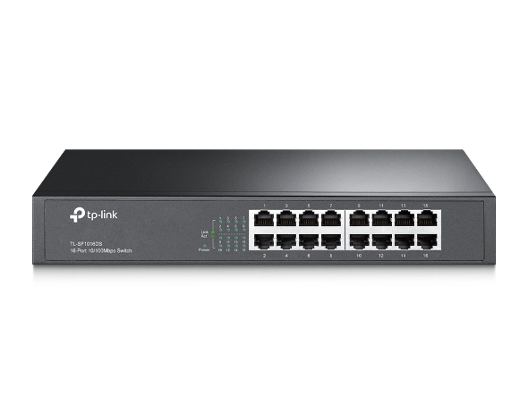 Switch 16 Puertos 10 / 100mbps Tl-sf1016ds Rack Tp-link (+IVA)