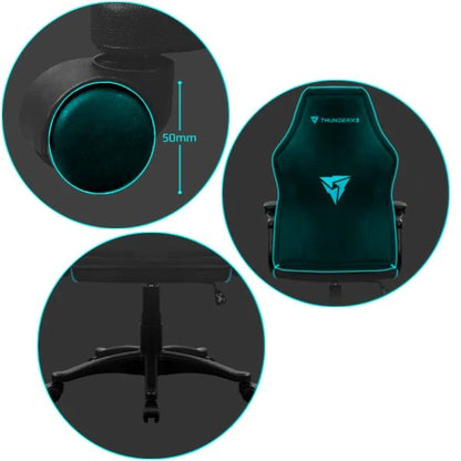 Silla Aerocool Gaming  ThunderX3 EC1 Negro y Blanco