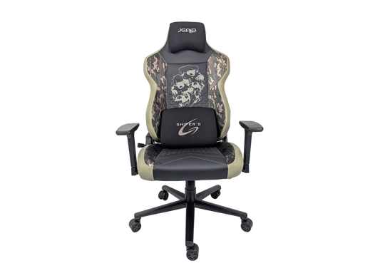 Silla Jemip Gaming Sniper Negro y Beige