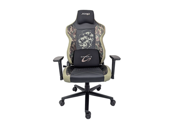 Silla Jemip Gaming Sniper Negro y Beige