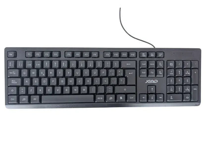 Teclado Jemip JPOKBC209 en Español Color Negro USB