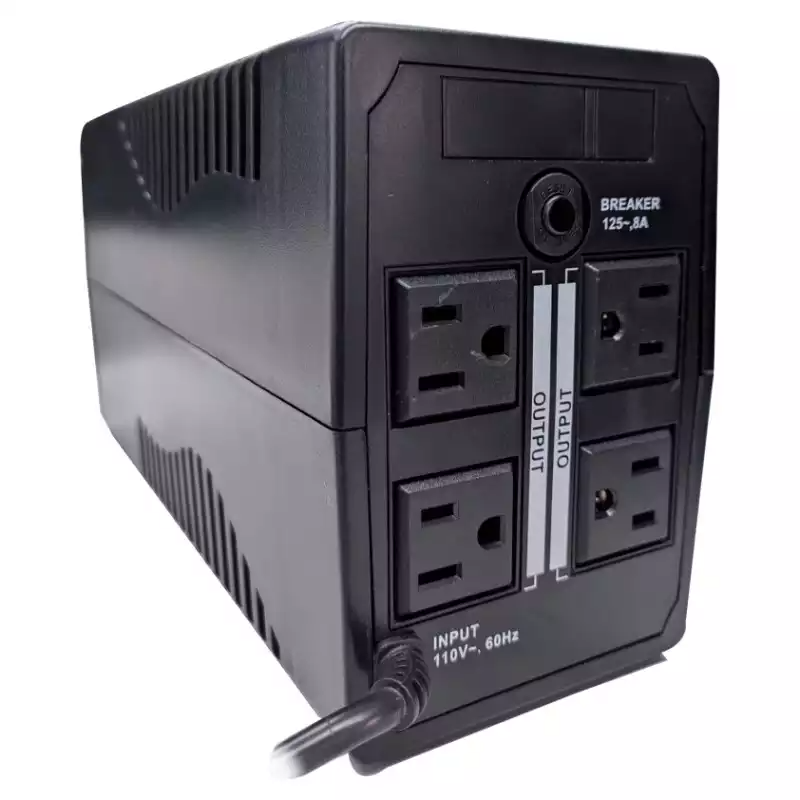 Ups 1000va / 600w Marsriva Interactivo 4 Tomas