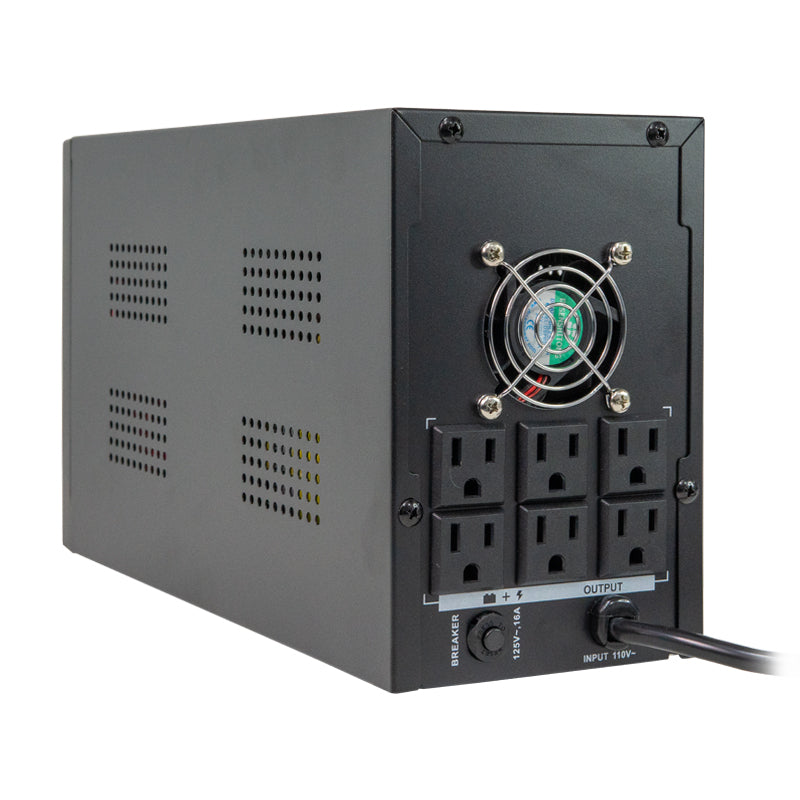 Ups 2000va / 1200w Marsriva Interactivo 6 Tomas