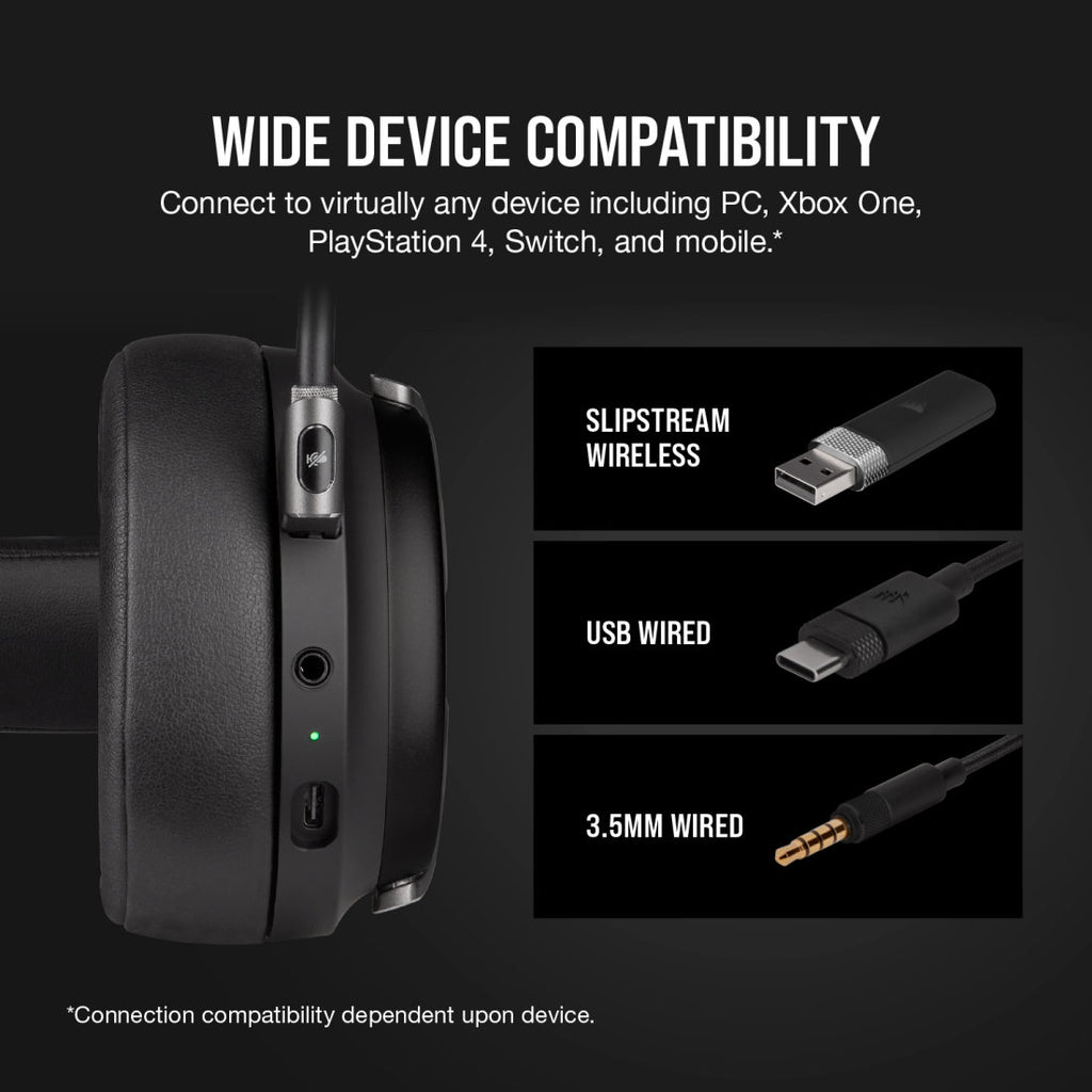 Audífono Corsair Gaming Virtuoso RGB  Wireless Negro (+ IVA)