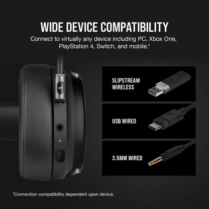 Audífono Corsair Gaming Virtuoso RGB  Wireless Negro (+ IVA)