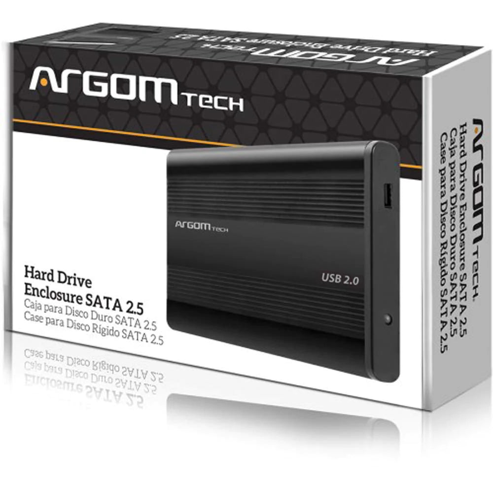 Case Para Disco Duro Externo Sata 2.5 Usb 2.0 Argom Tech (+IVA)