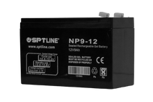 Batería Pila 12v 9ah Recargable Sptline Ups Cerco Eléctrico
