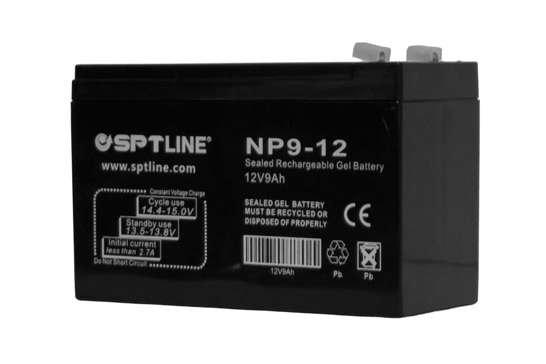 Batería Pila 12v 9ah Recargable Sptline Ups Cerco Eléctrico