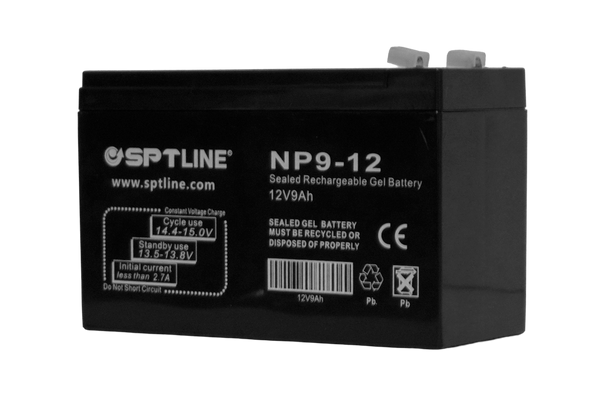 Batería Pila 12v 9ah Recargable Sptline Ups Cerco Eléctrico