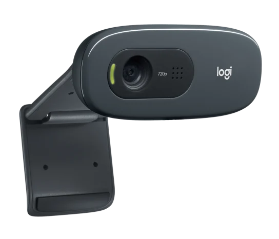 Cámara Web Logitech C270 HD con Micrófono USB Negro