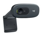 Cámara Web Logitech C270 HD con Micrófono USB Negro