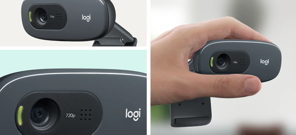 Cámara Web Logitech C270 HD con Micrófono USB Negro