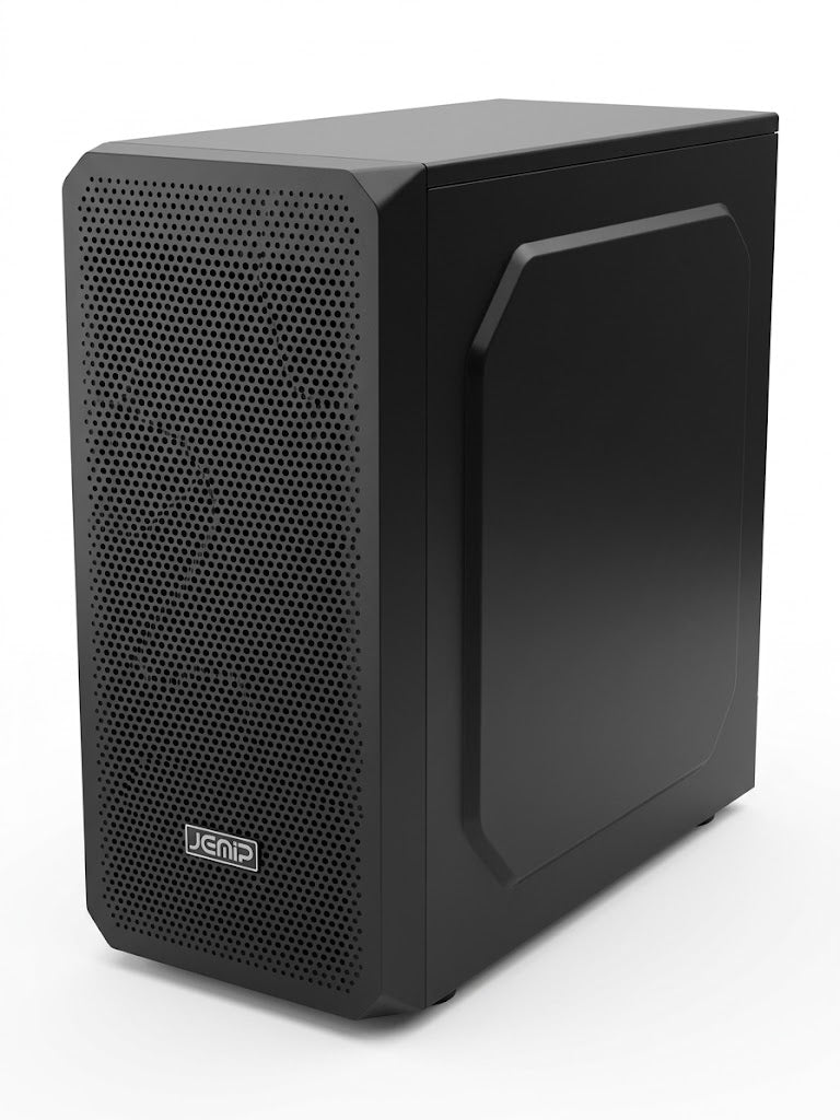 Case Jemip Pro Mesh MATX con  Fuente de Poder 600W