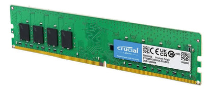 MEMORIA RAM CRUCIAL 8GB / DDR4 / 3200MHZ / UDIMM PARA PC (EMPAQUE RETAIL)